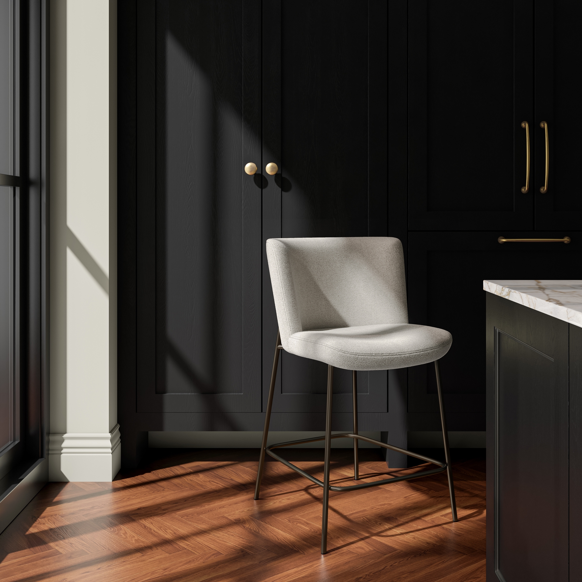 Early Counter Stool Beige - Image 7