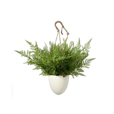 Artificial Fern Plant in Planter - Image 0