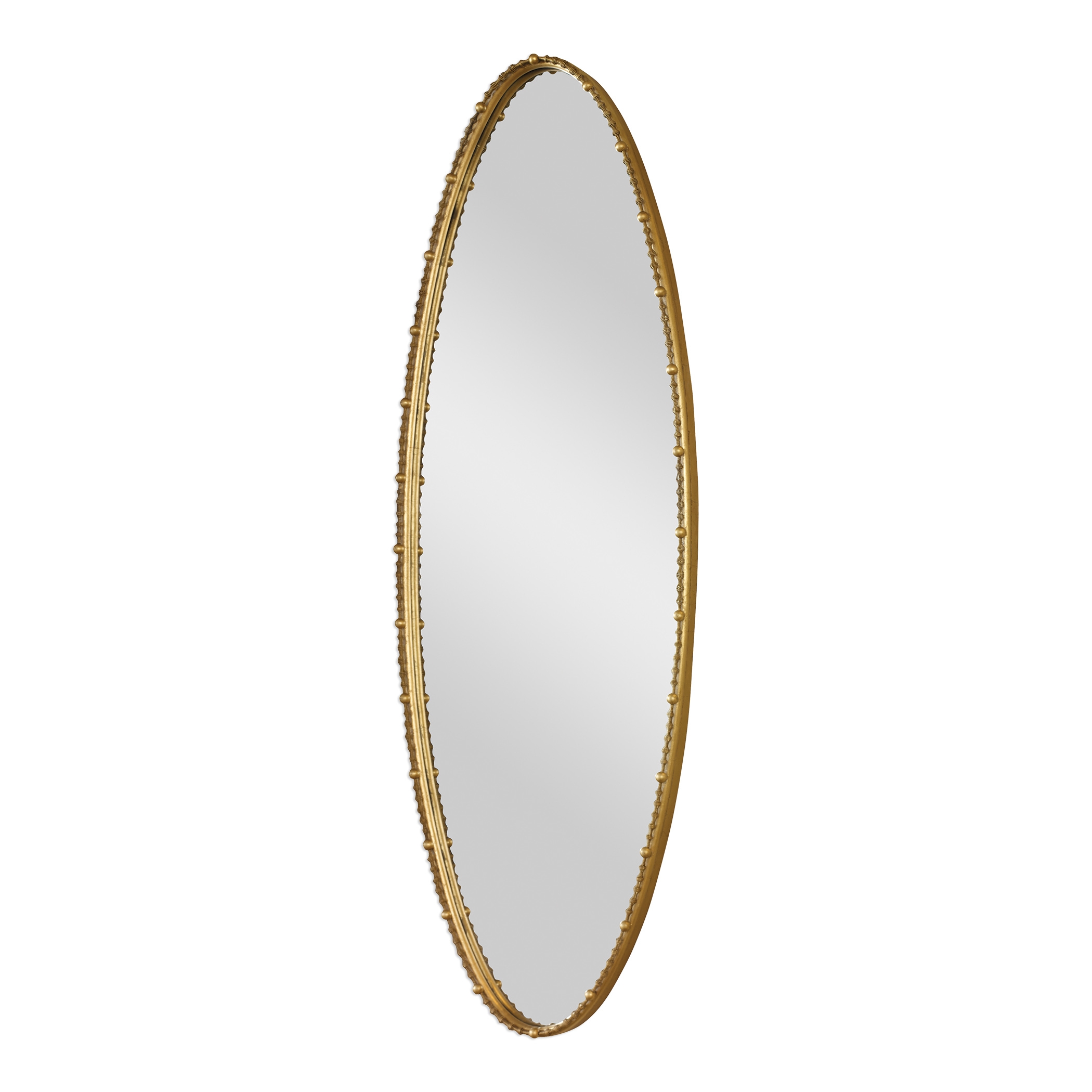 Hadea Gold Oval Mirror - Image 1