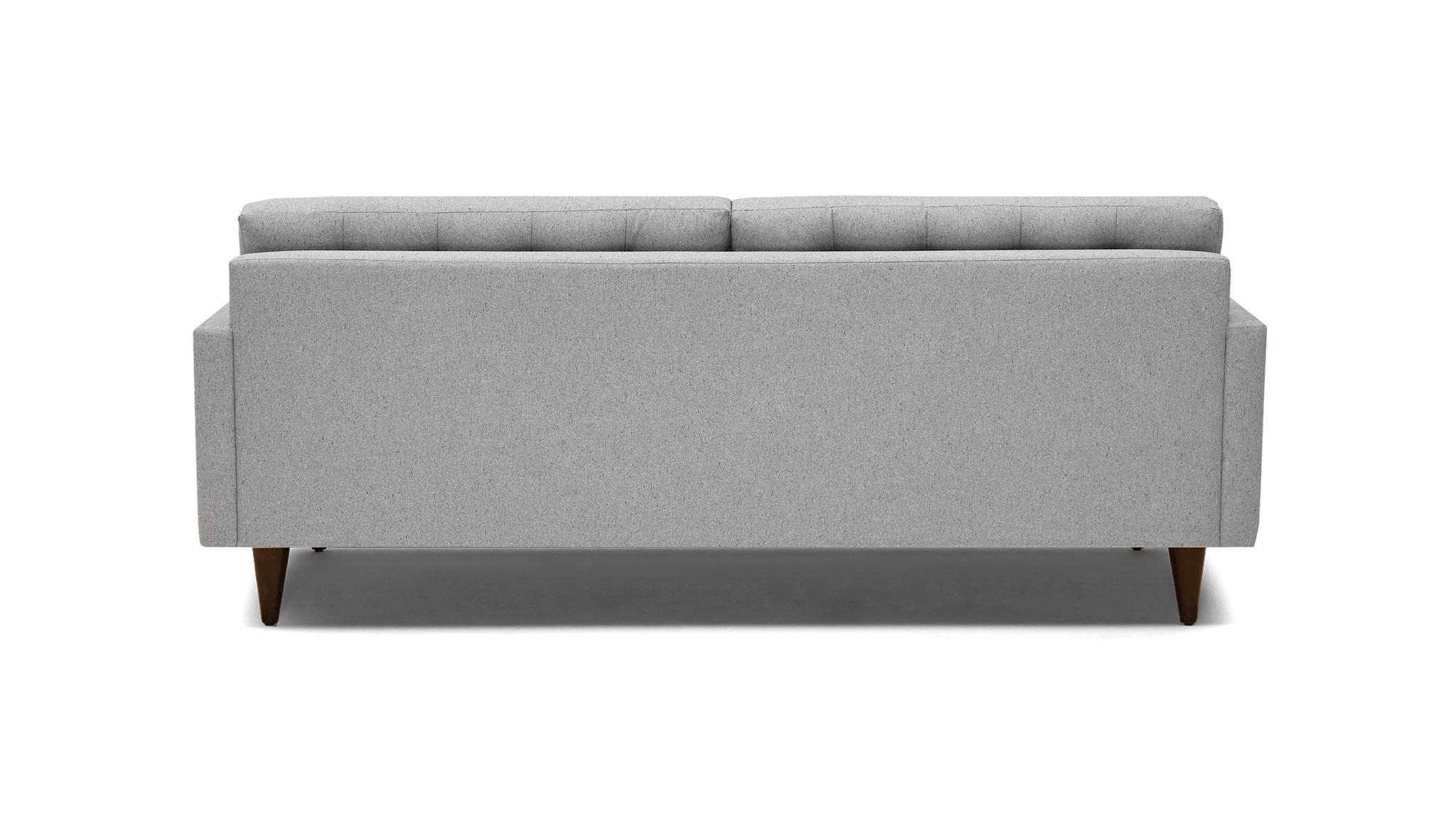 Gray Eliot Mid Century Modern Sofa - Sunbrella Premier Fog - Mocha - Image 4