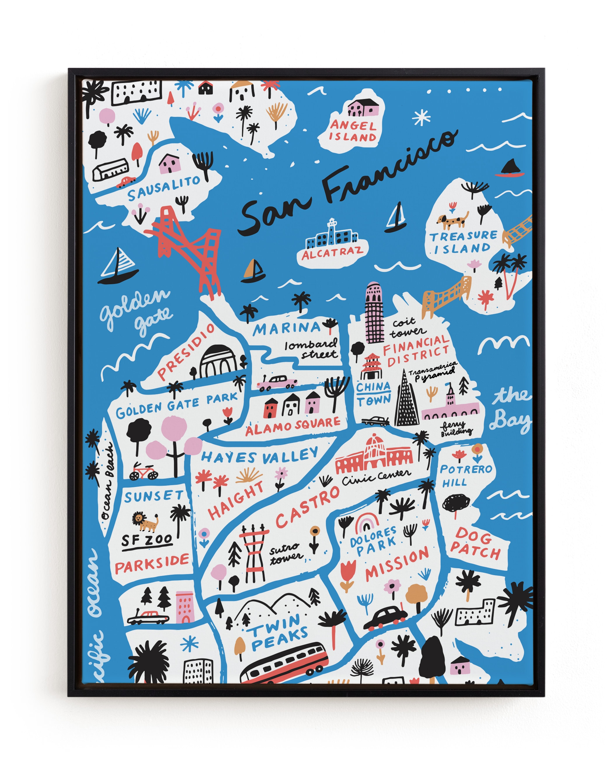 I Love San Francisco Limited Edition Fine Art Print 1 - Image 0