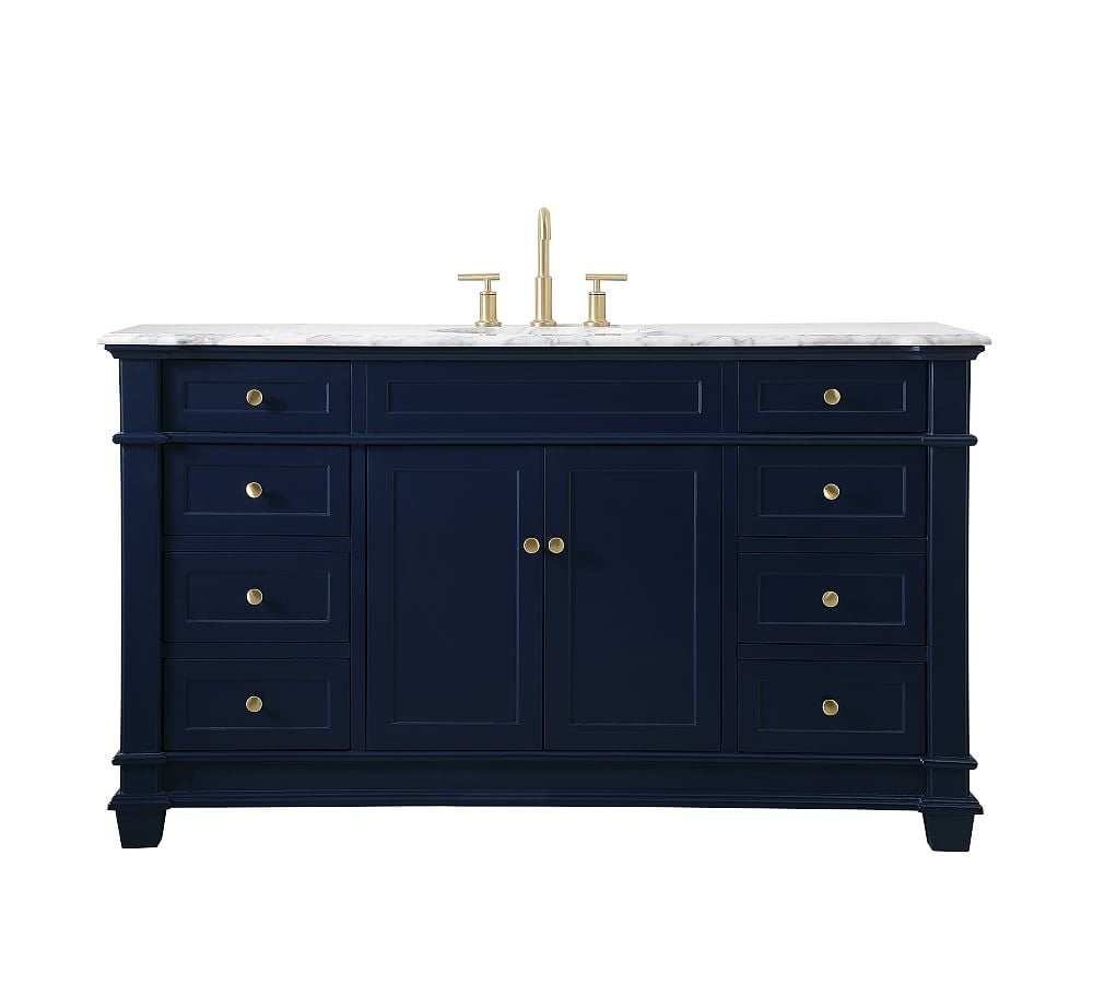 Blue Engel Single Sink Vanity, 60" - Image 0