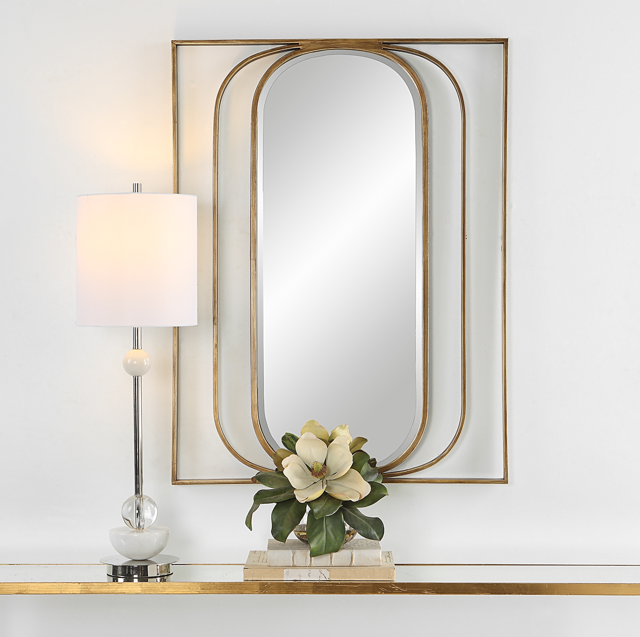 Replicate Contemporary Oval Mirror - Image 1
