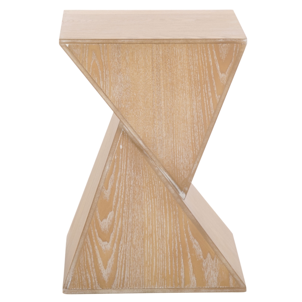 Rahan End Table - Bleached White - Safavieh - Image 4