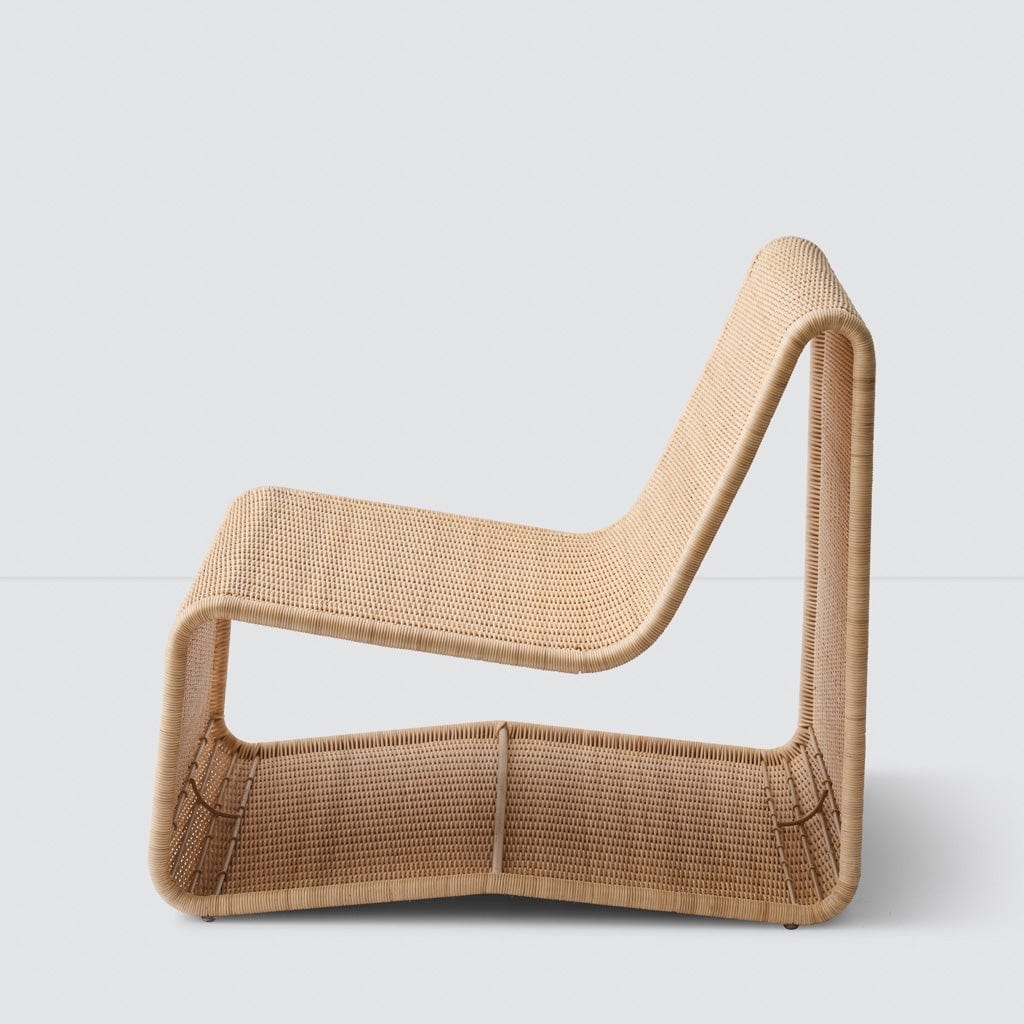 The Citizenry Liang Wicker Lounge Chair | Chair Only | Natural - Image 7