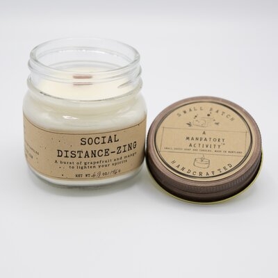 Social Distance-Zing Soy Candle - Image 0