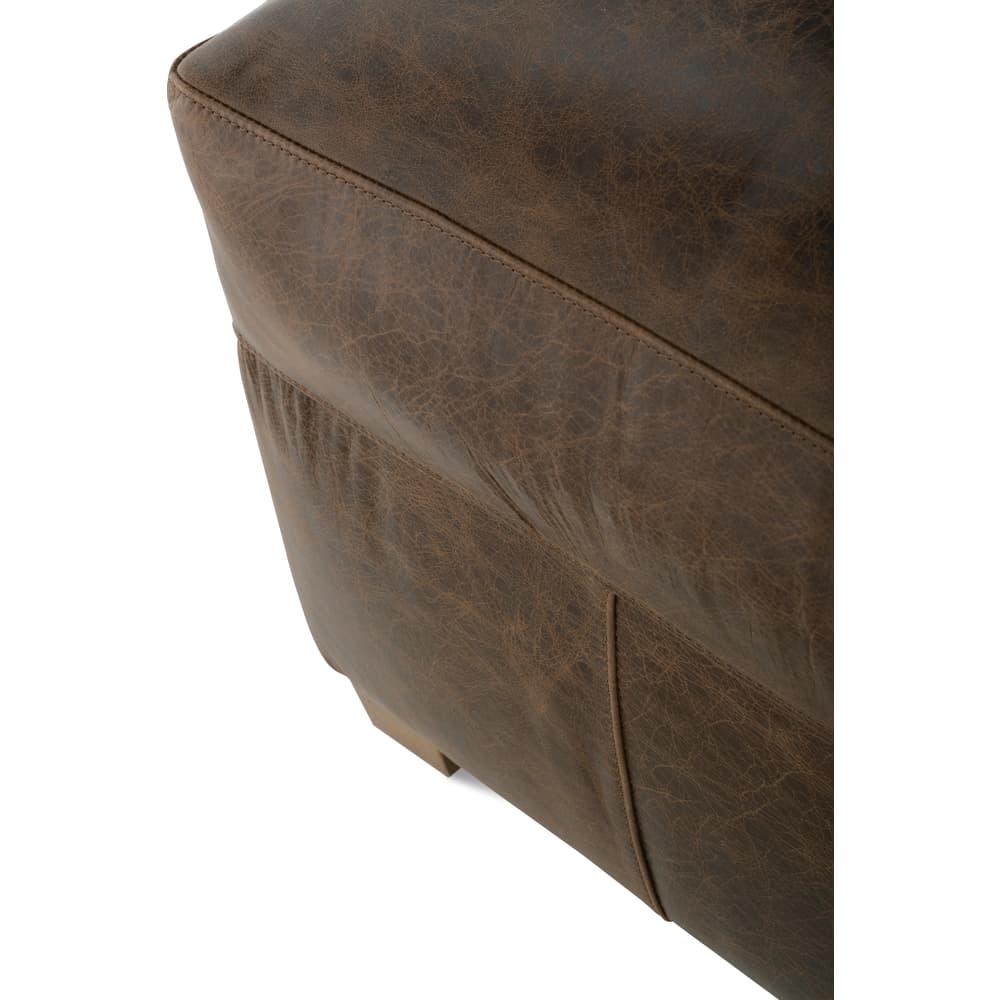 Lilah Leather Ottoman - Image 5