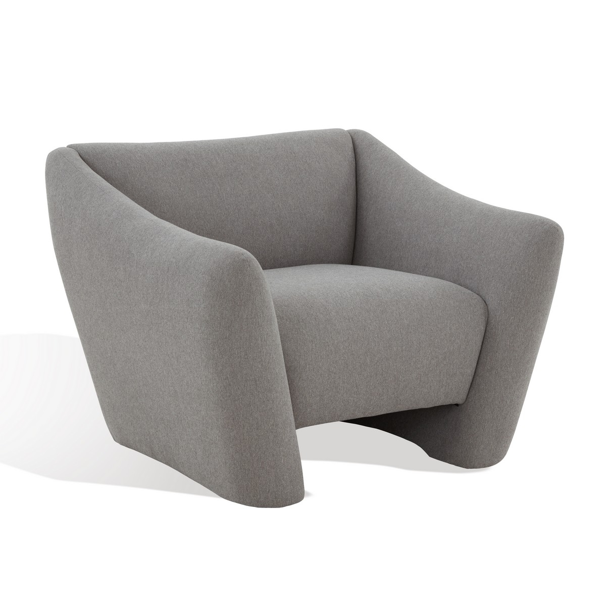 Stefanie Modern Accent Chair - Light Grey - Image 3