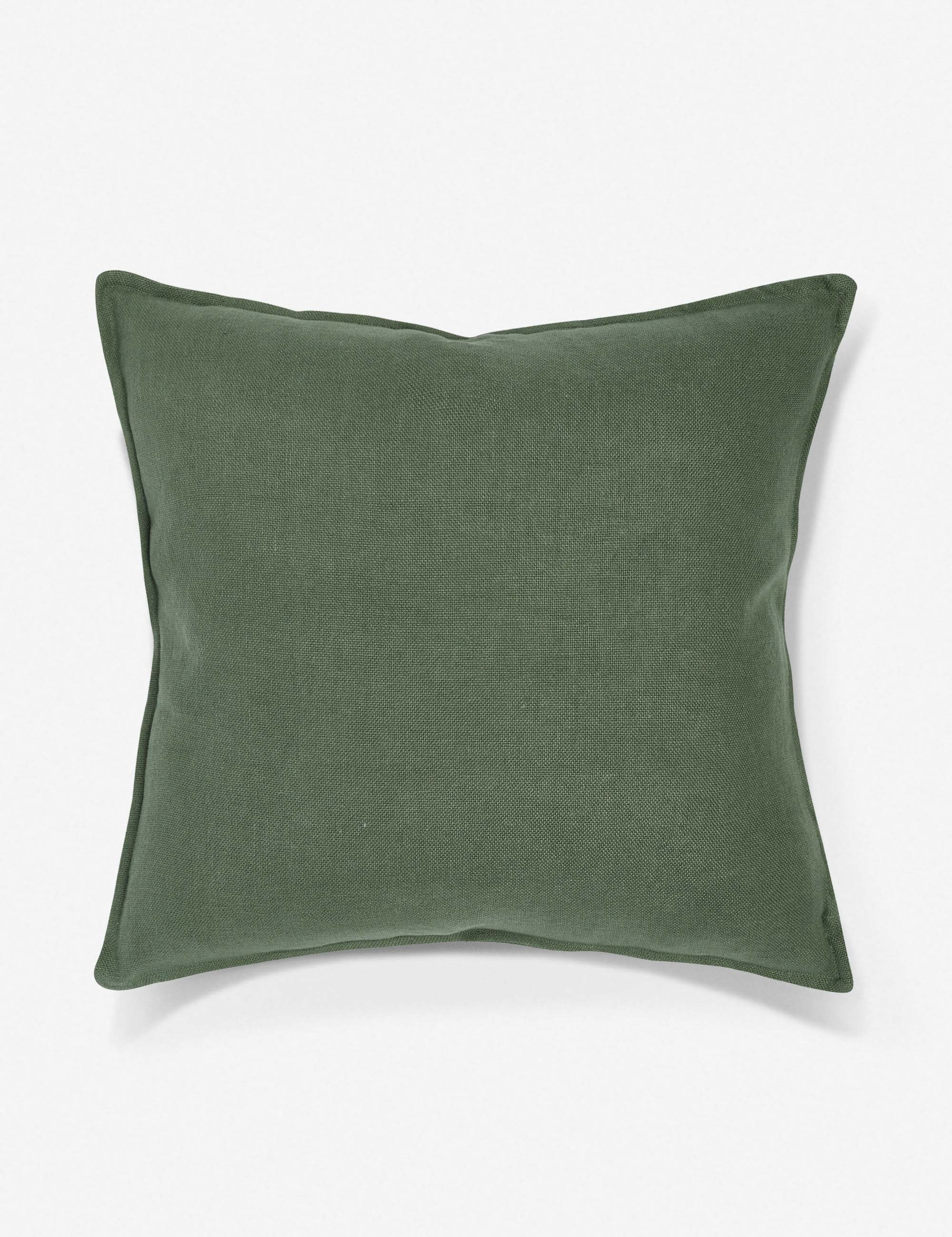 Kiran Linen Pillow, Cactus - Image 0