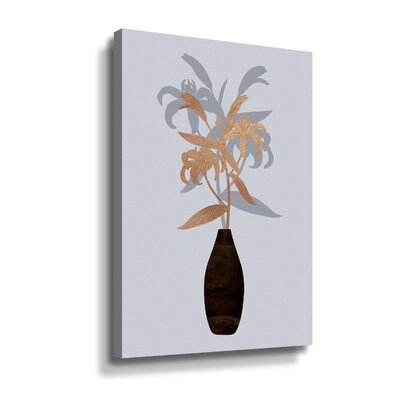 Vase With Lillies Gallery Wrapped - Image 0