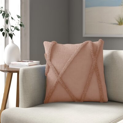 Remi Abstract Cotton Pillow Cover and Insert - Image 0