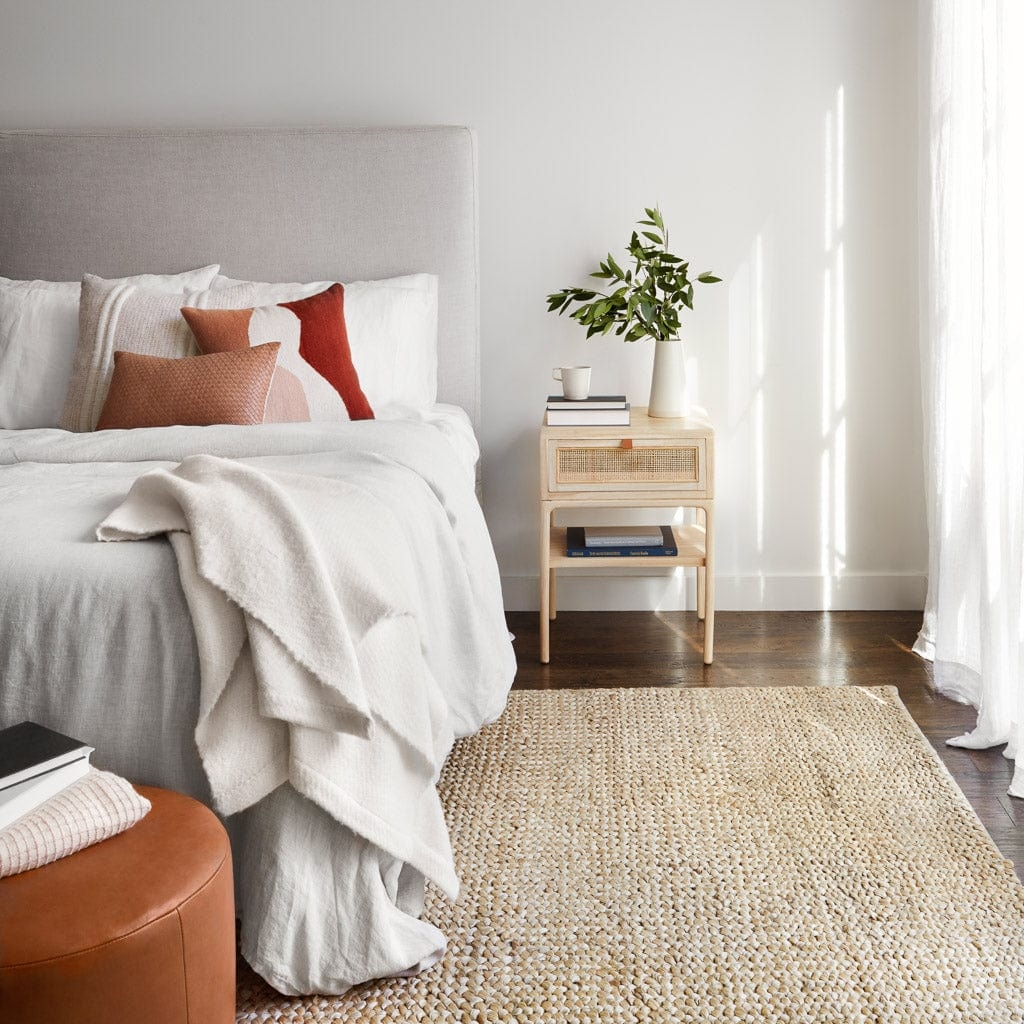 The Citizenry Parthiv Handwoven Jute Area Rug | 9' x 12' | Tan - Image 4