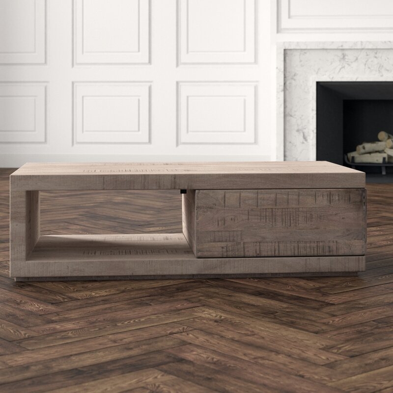 Four Hands Dillon Solid Coffee Table Strorage - Image 0