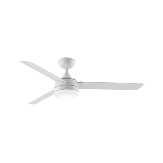 Fanimation Xeno 56" Matte White Indoor/Outdoor Ceiling Fan with LED Light - Image 0