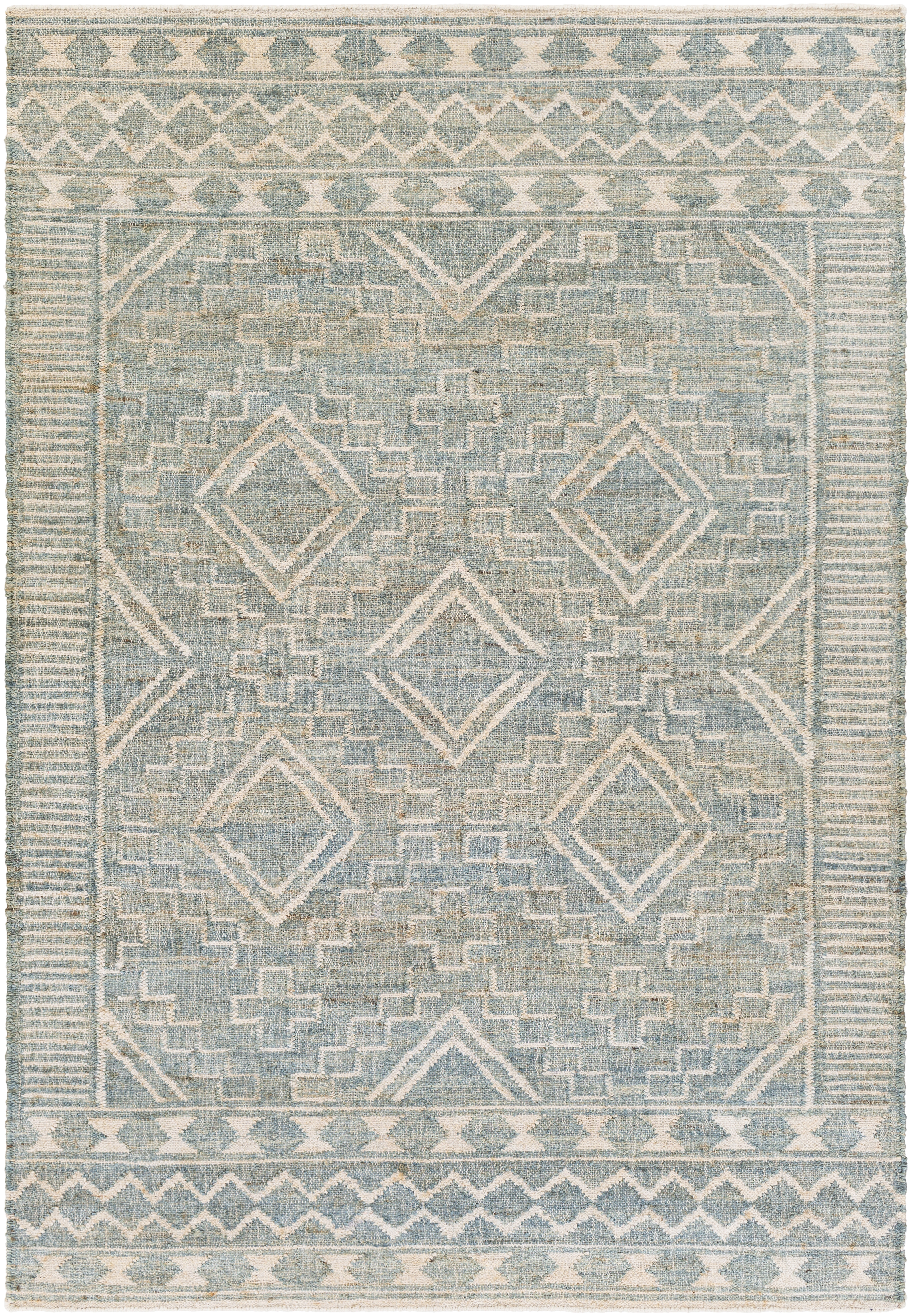 Cadence Beige Indoor 8'10" x 12' Handmade Rug - Image 0