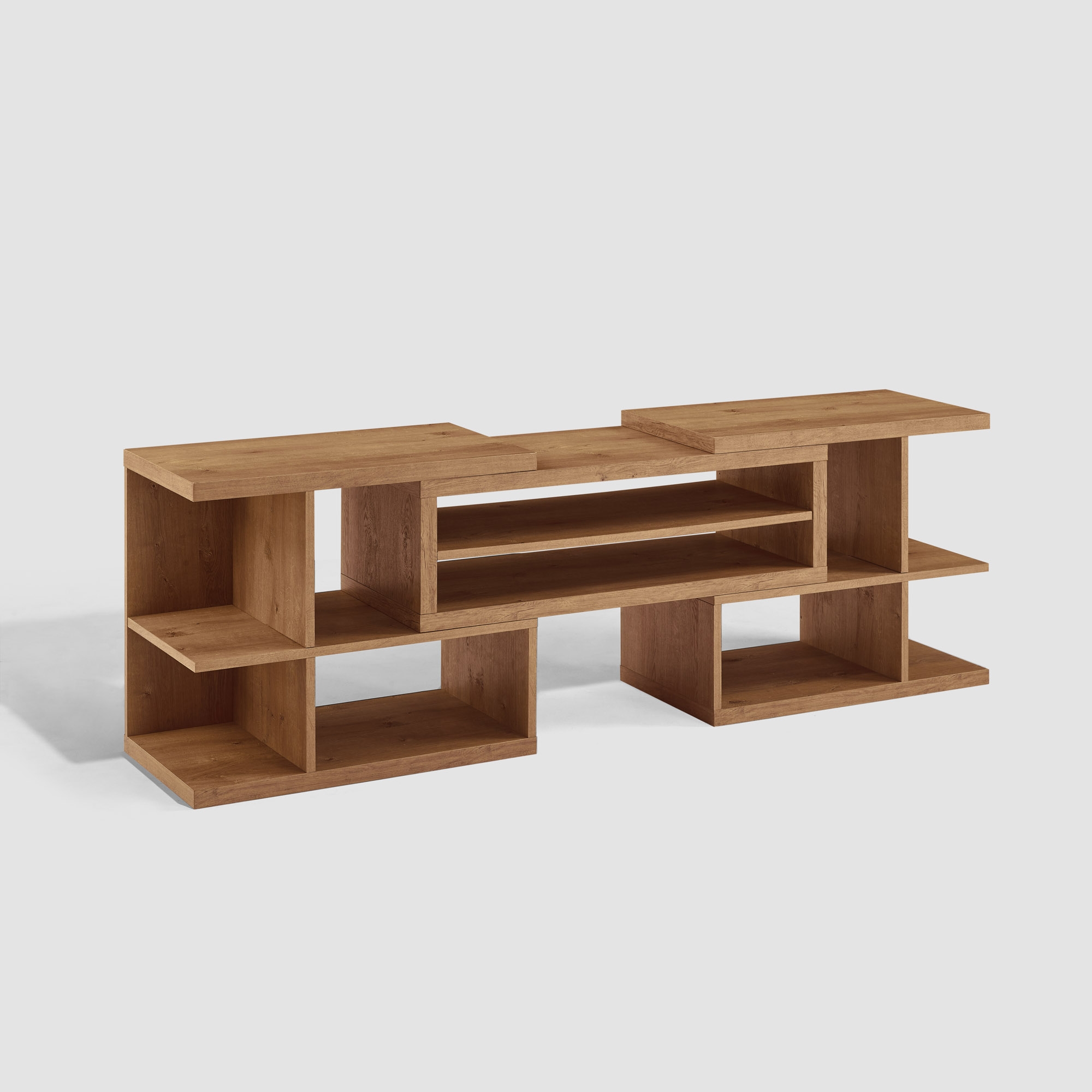 MOROCCO Adjustable TV Stand - English Oak - Image 0