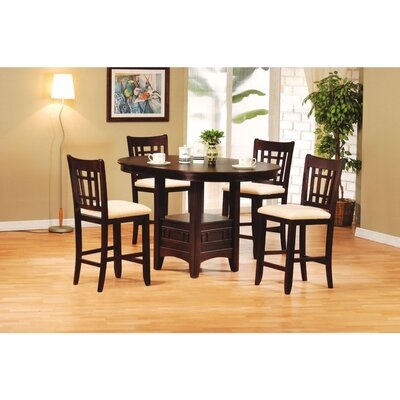 Nohelly 5 - Piece Solid Wood Dining Set - Image 0