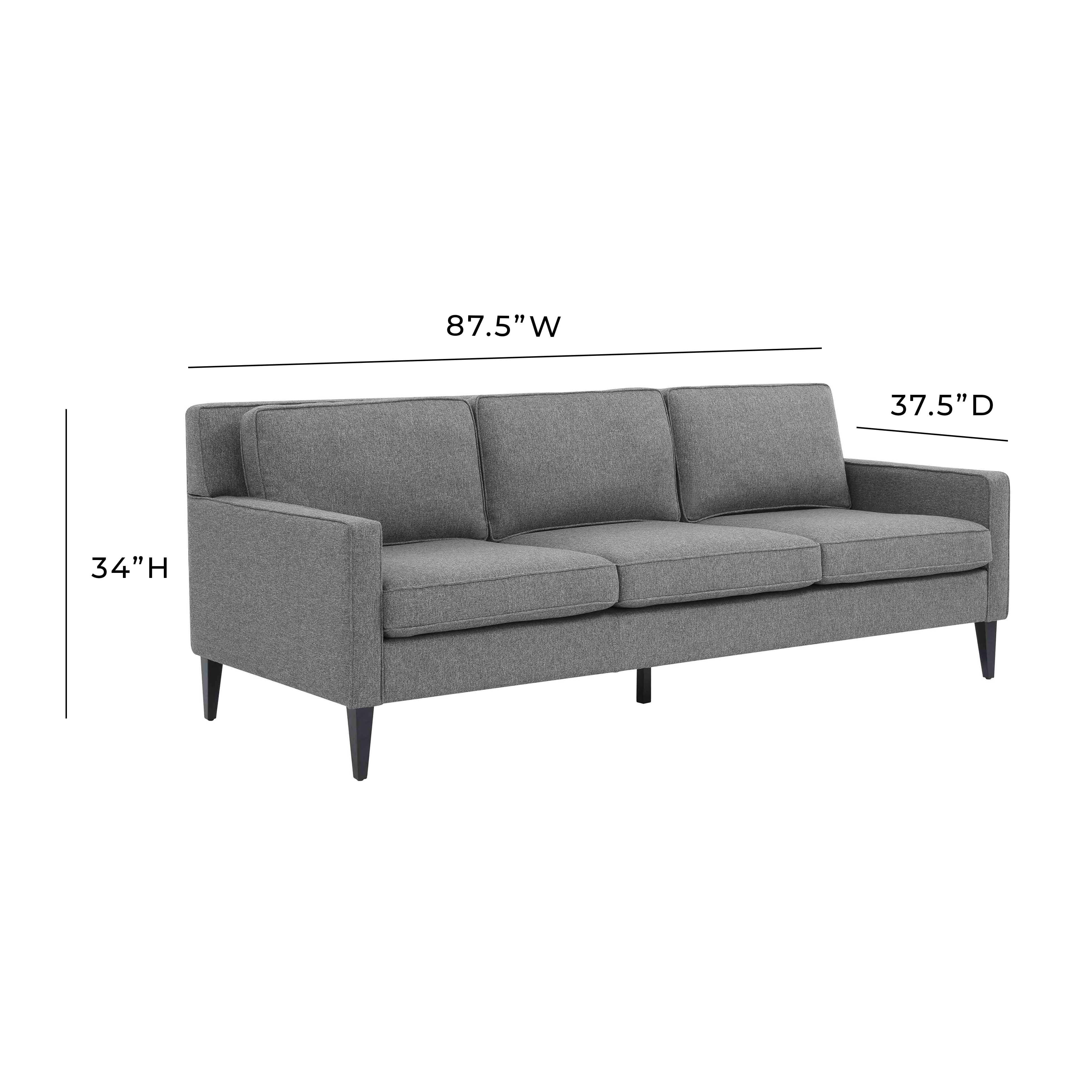 Alivia Gray Sofa - Image 4