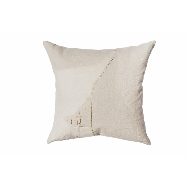 Marie Burgos Design Yang Bonbon Chouval Linen Pillow Cover & Insert - Image 0