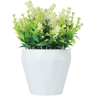 Artificial  Flowers Potted, Tabletop Modern Decorative Fake  Flowers - Image 0