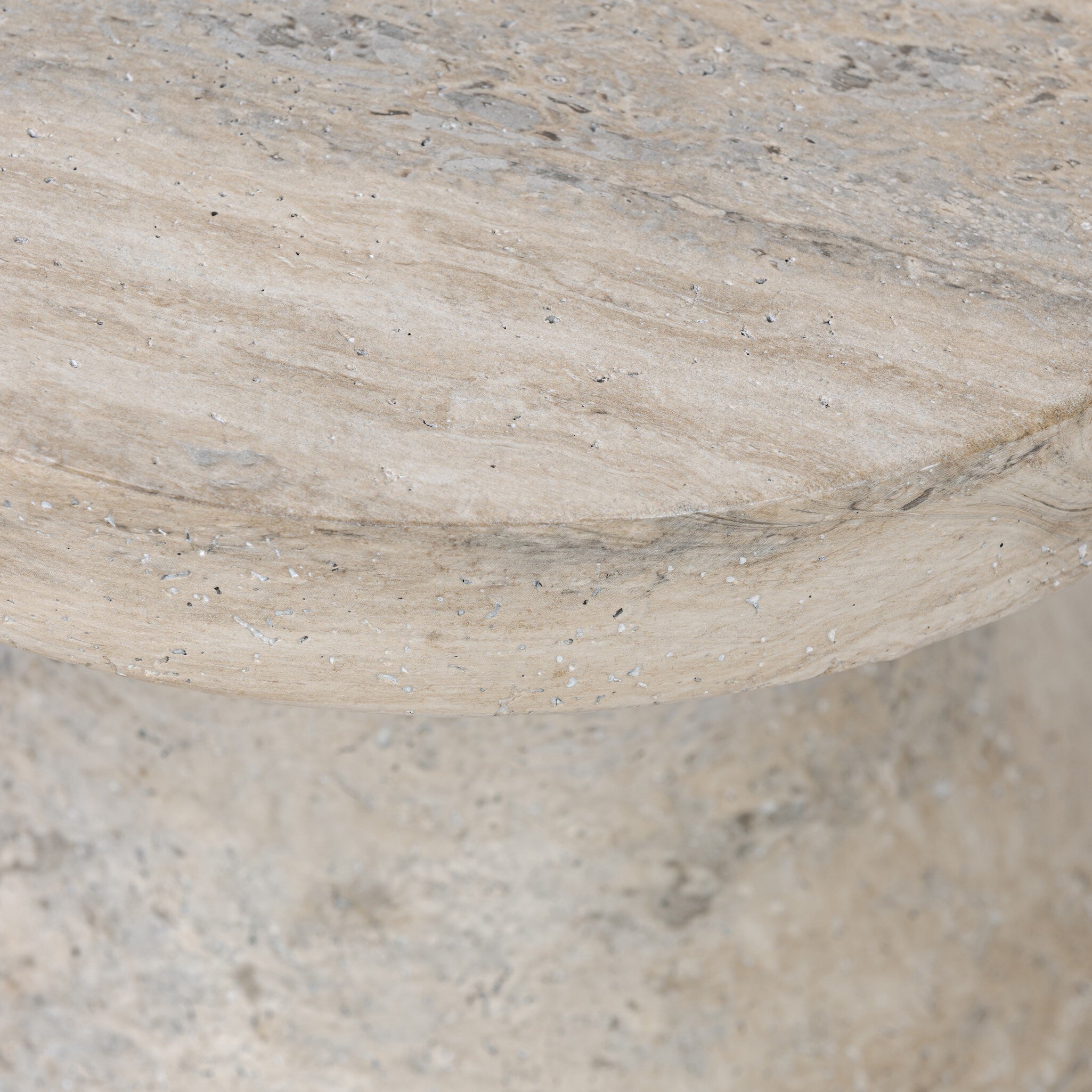 Odeon End Table - Textured Sandy Grey - Image 3