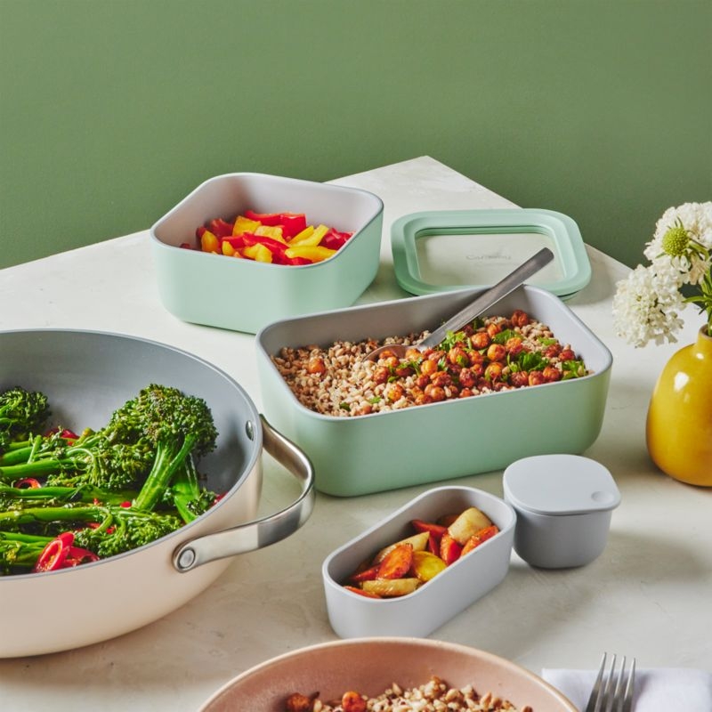 Caraway ® Mist 17-Piece Glass Food Storage Set - Image 3