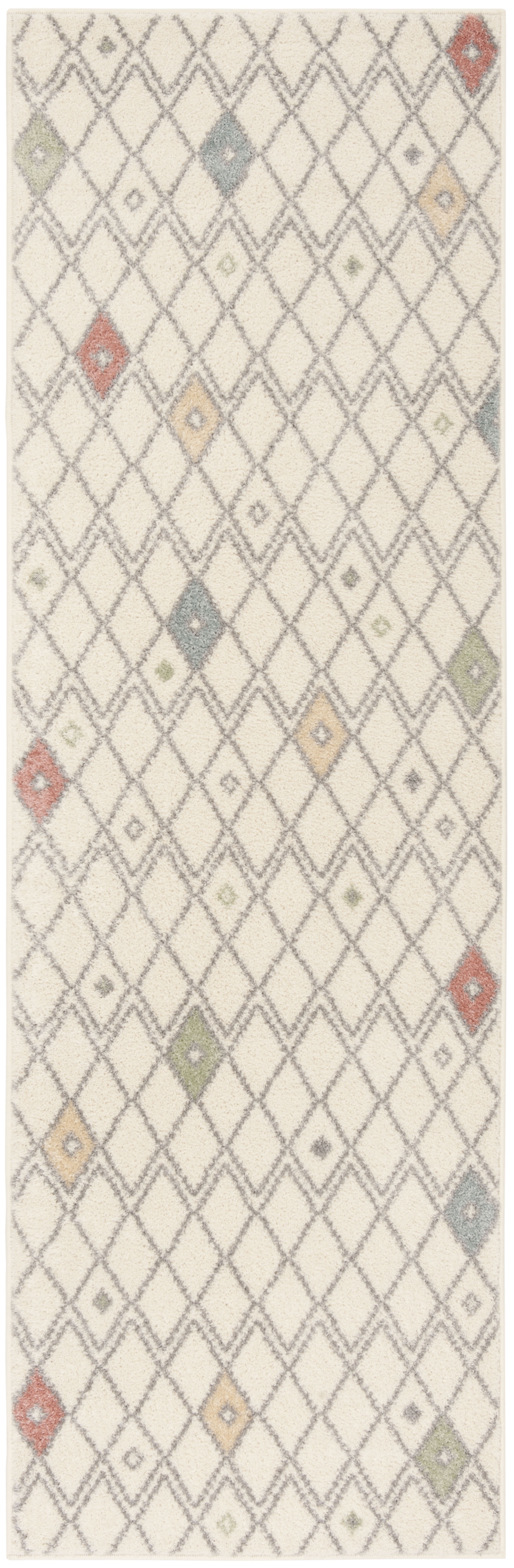Arlo Home Woven Area Rug, ADR132C, Ivory/Multi,  2' 6" X 8' - Image 0