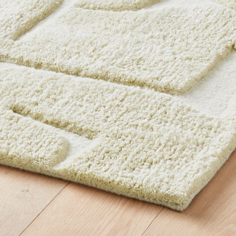 Sway Hand-Tufted Neutral Wool Area Rug 9'x12' - Image 2