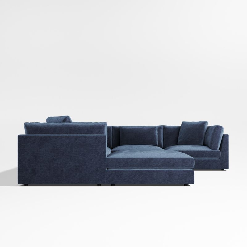 Monterey Modular 4-Piece L-Shaped Sectional Sofa with Ottoman - Image 9