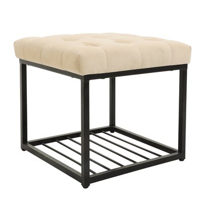 18.7" Tufted Square Cocktail Ottoman - Image 0