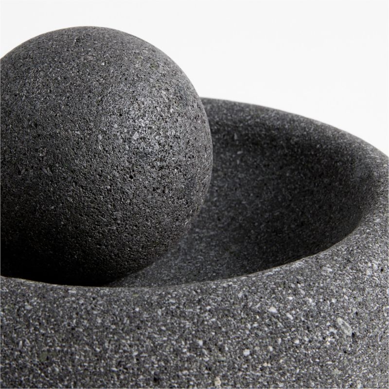 Lava Stone Mortar and Pestle - Image 1