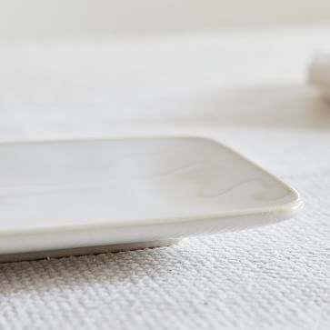 Astoria Dinnerware Rectangular Tray White - Image 1