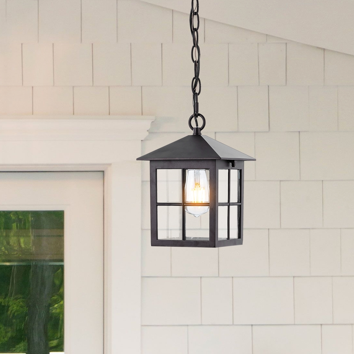 Penryn 7.25" Outdoor Pendant - Oil Rub Bronze - Safavieh - Image 4