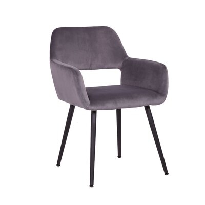 Aqdal Velvet Upholstered Arm Chair - Image 0