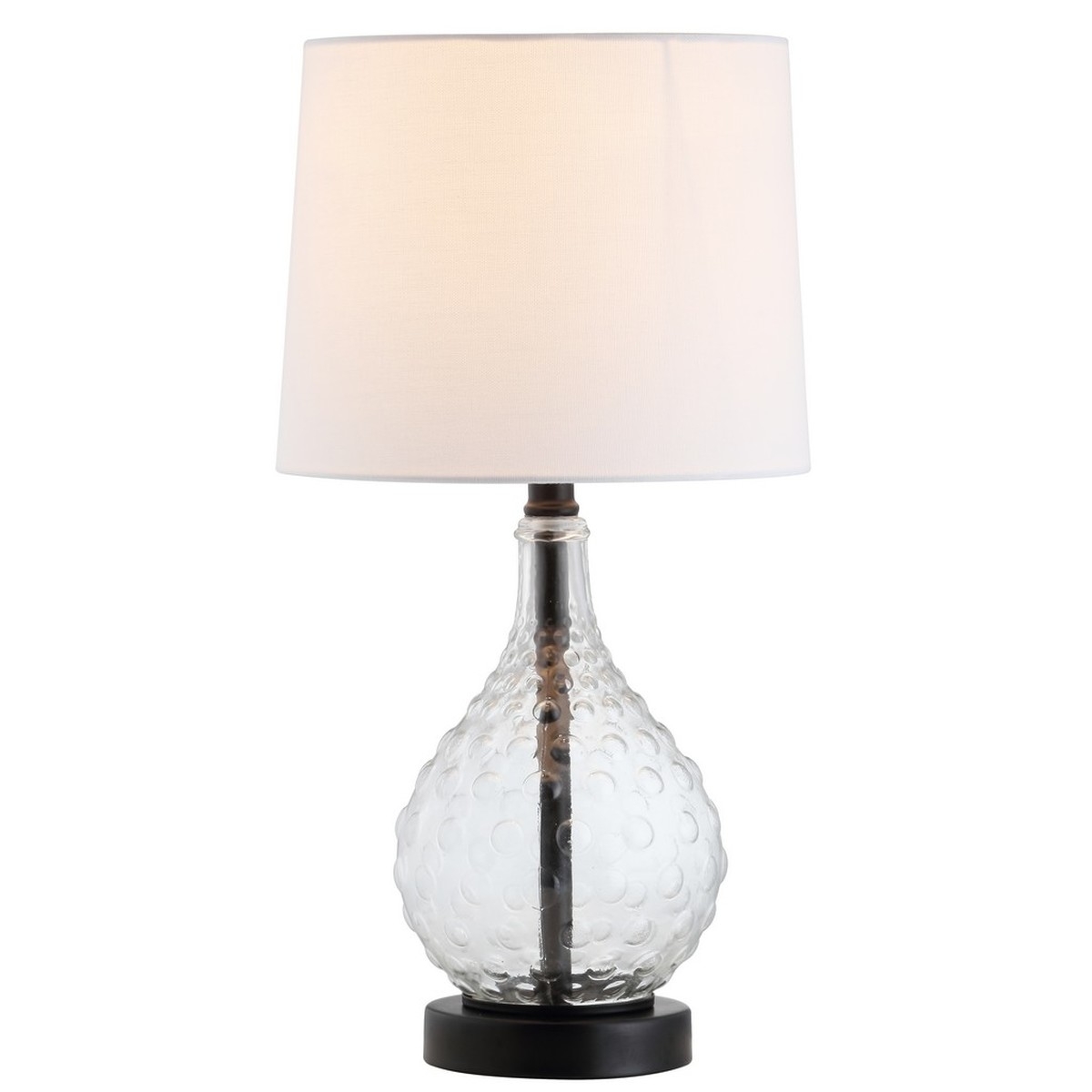 Targari Table Lamp - Black/Clear - Arlo Home - Image 1