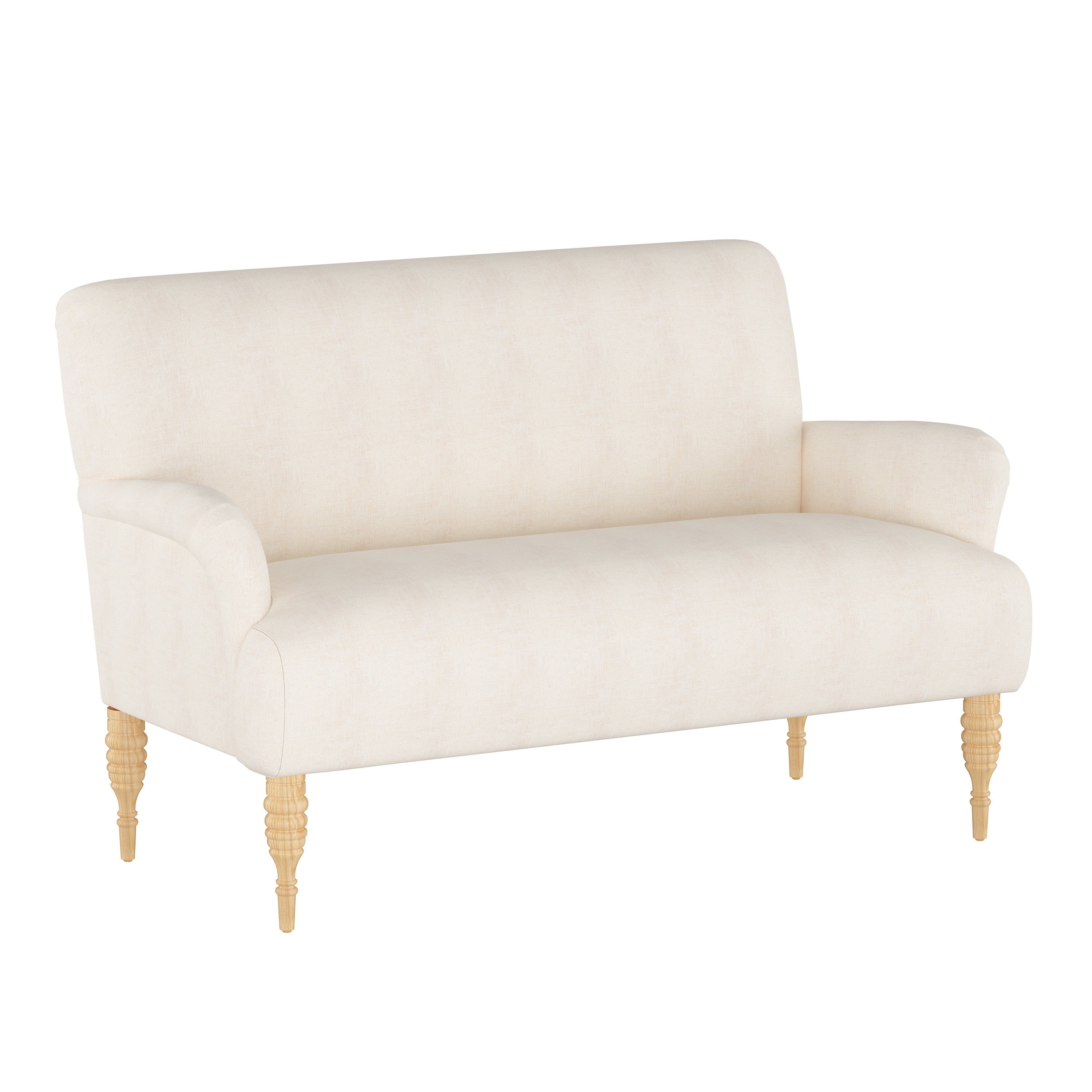 Clermont Settee, White - Image 0