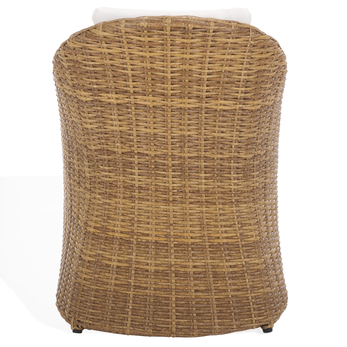 Melbourne Wicker Dining Chair - Natural/White - Image 6