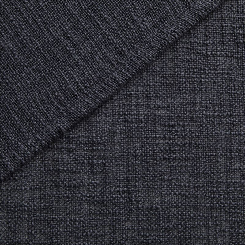 Lindstrom Storm Grey Organic Cotton Sheer Window Curtain Panel 52"x120" - Image 3