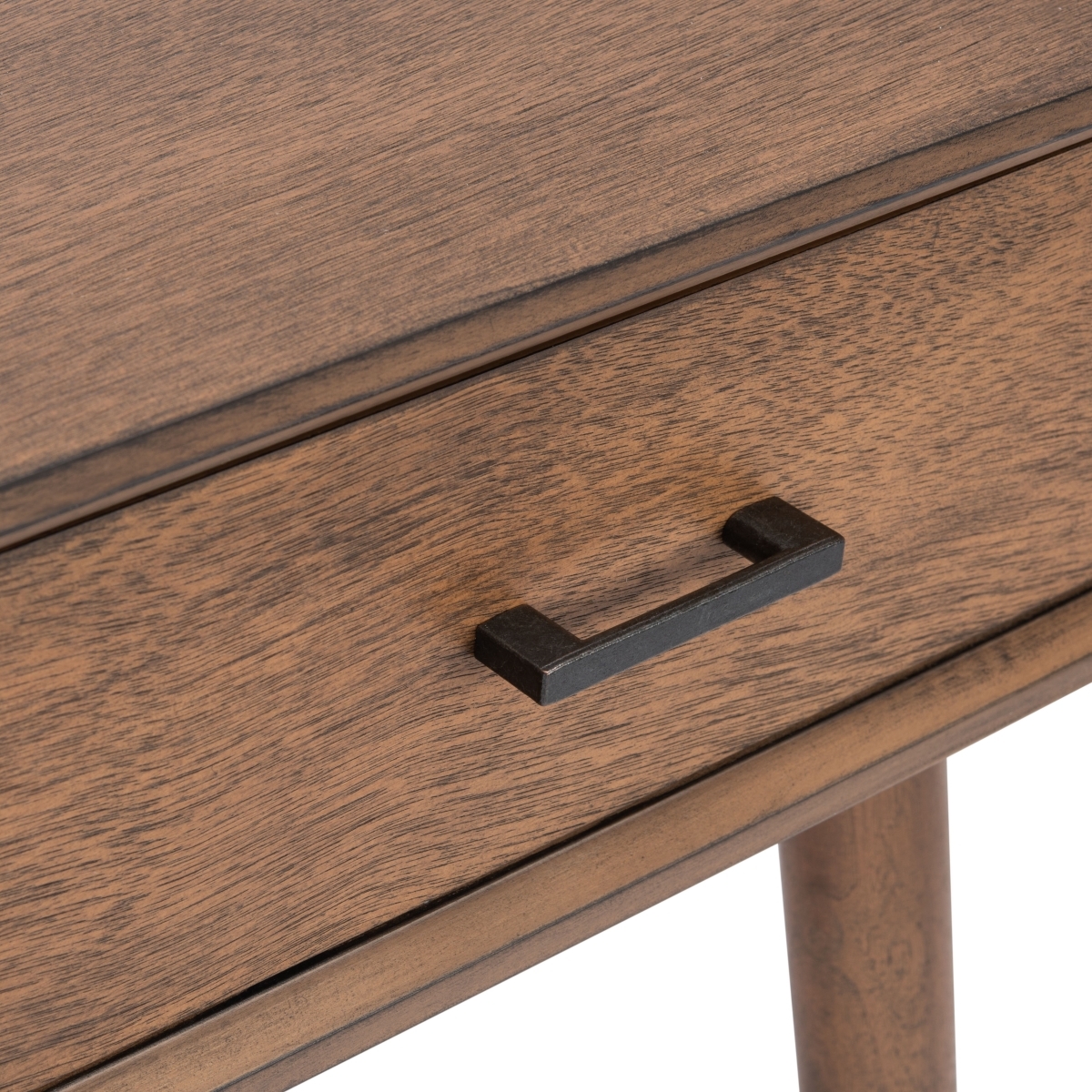 Remy 1 Drawer Writing  Desk - Brown - Safavieh - Image 3