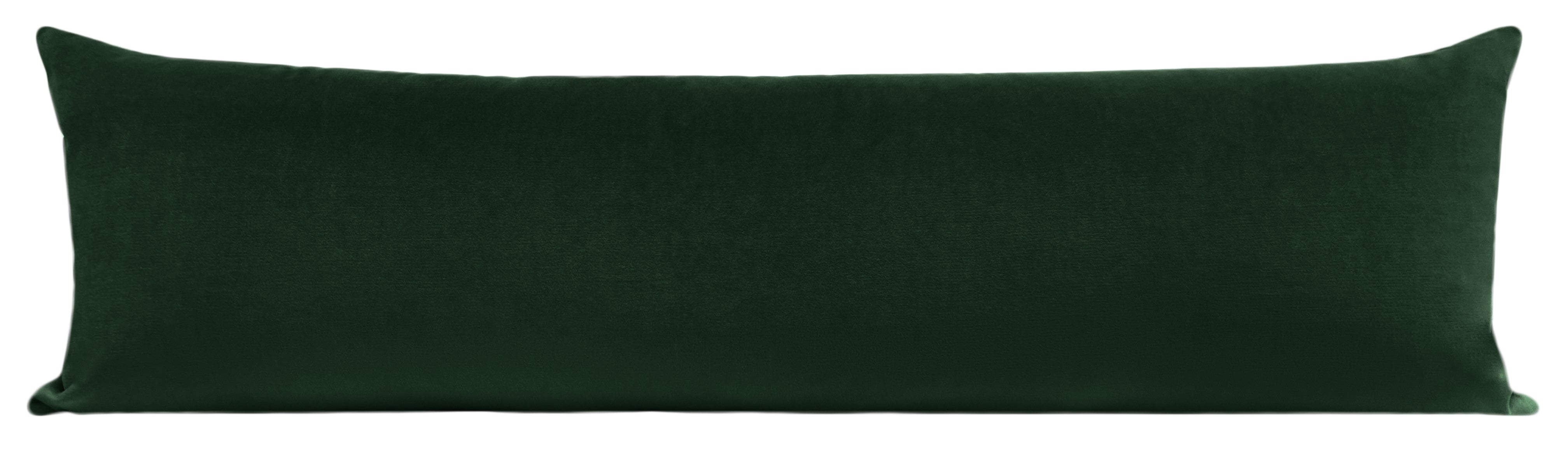 THE XL LUMBAR :: SOCIETY VELVET // EMERALD - 14" X 48" - Image 3