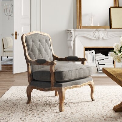 Alto 29" Wide Tufted Polyester Armchair - Image 0