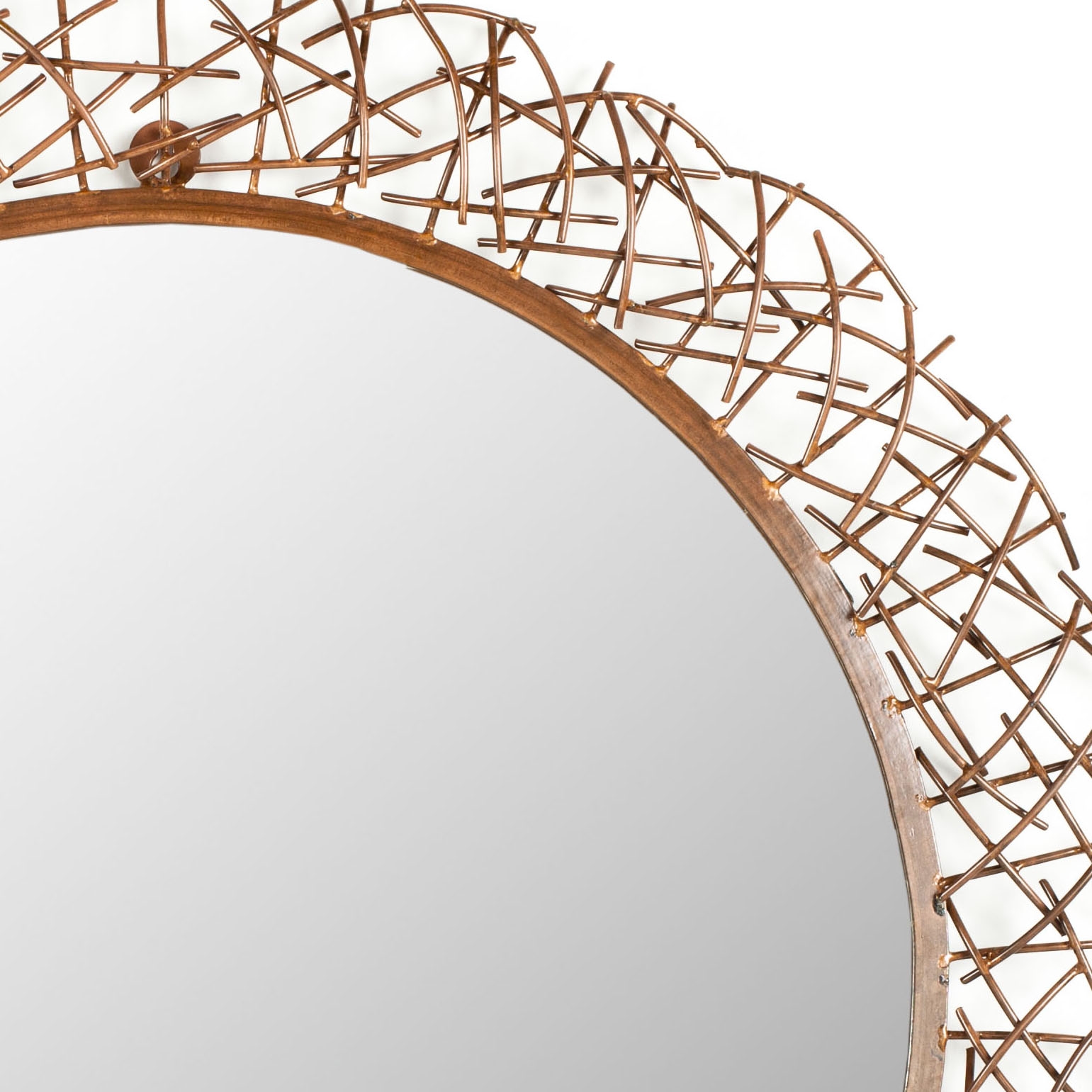 Twig Mirror - Burnt Copper - Arlo Home - Image 1