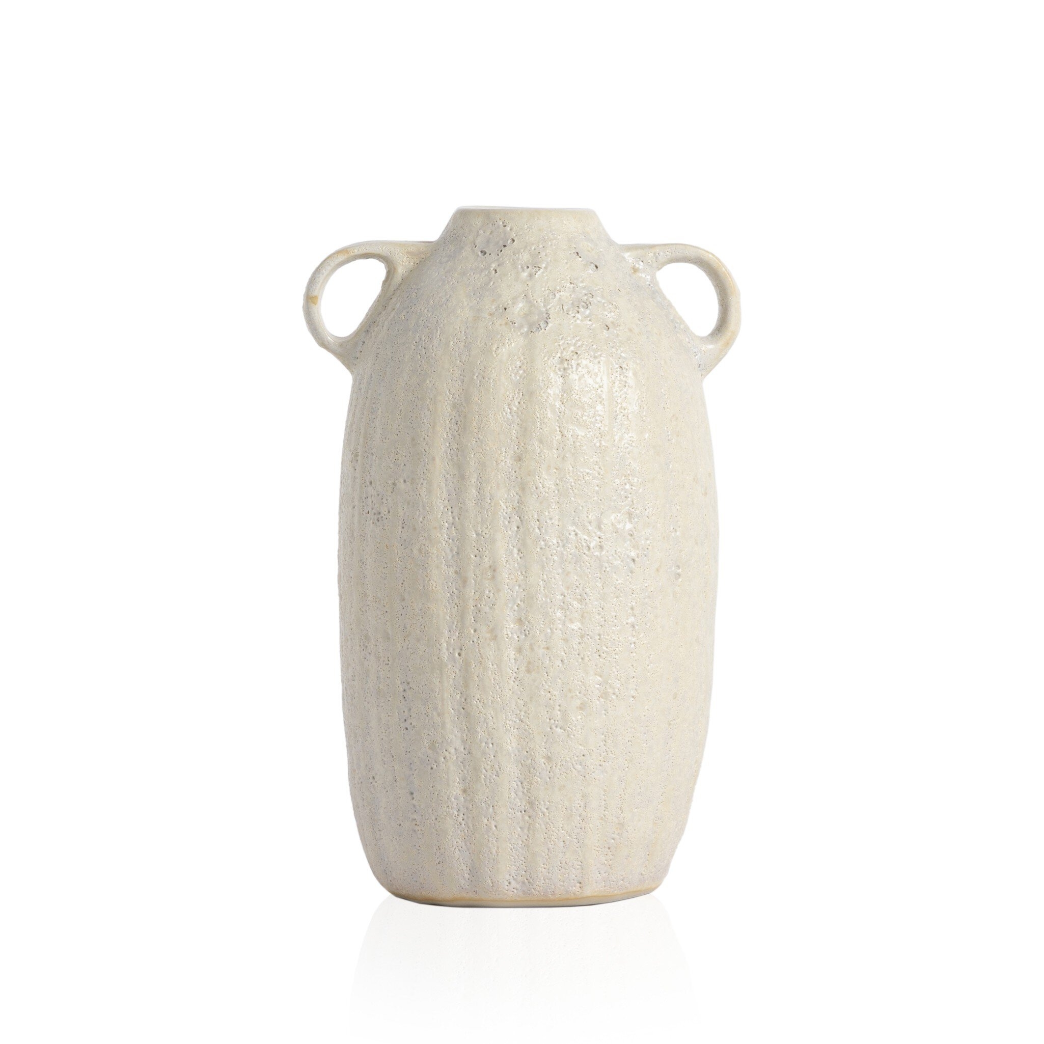 Cascada Vase - Eggshell White Ceramic - Image 0