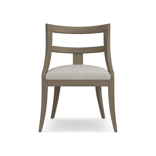 Piedmont Side Chair, Standard Cushion, Perennials Performance Melange Weave, Oyster SG - Image 0