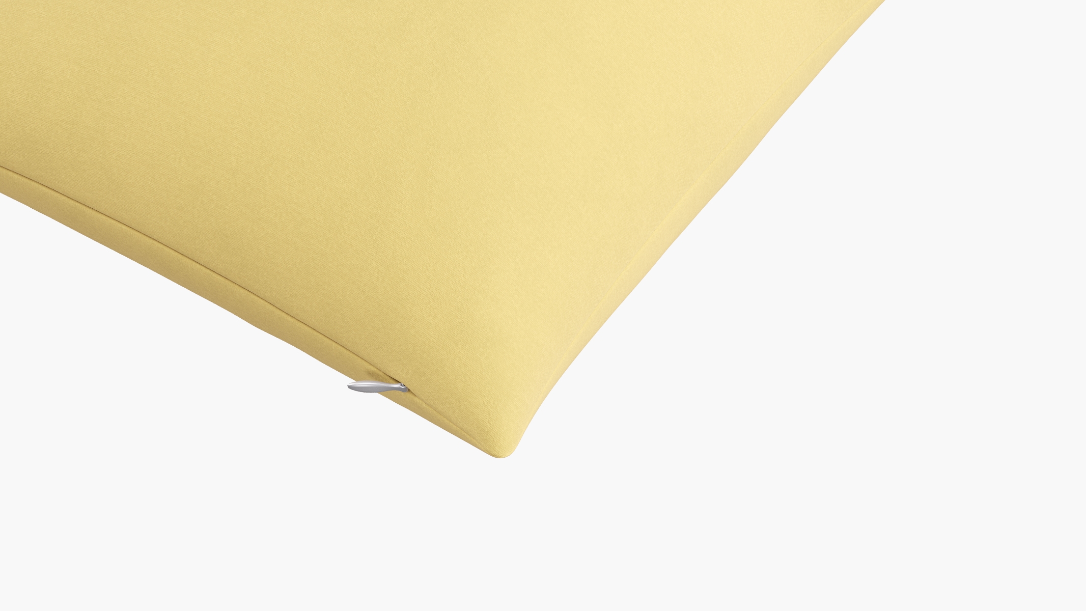 Throw Pillow 18", Canary Classic Velvet, 18" x 18" - Image 1