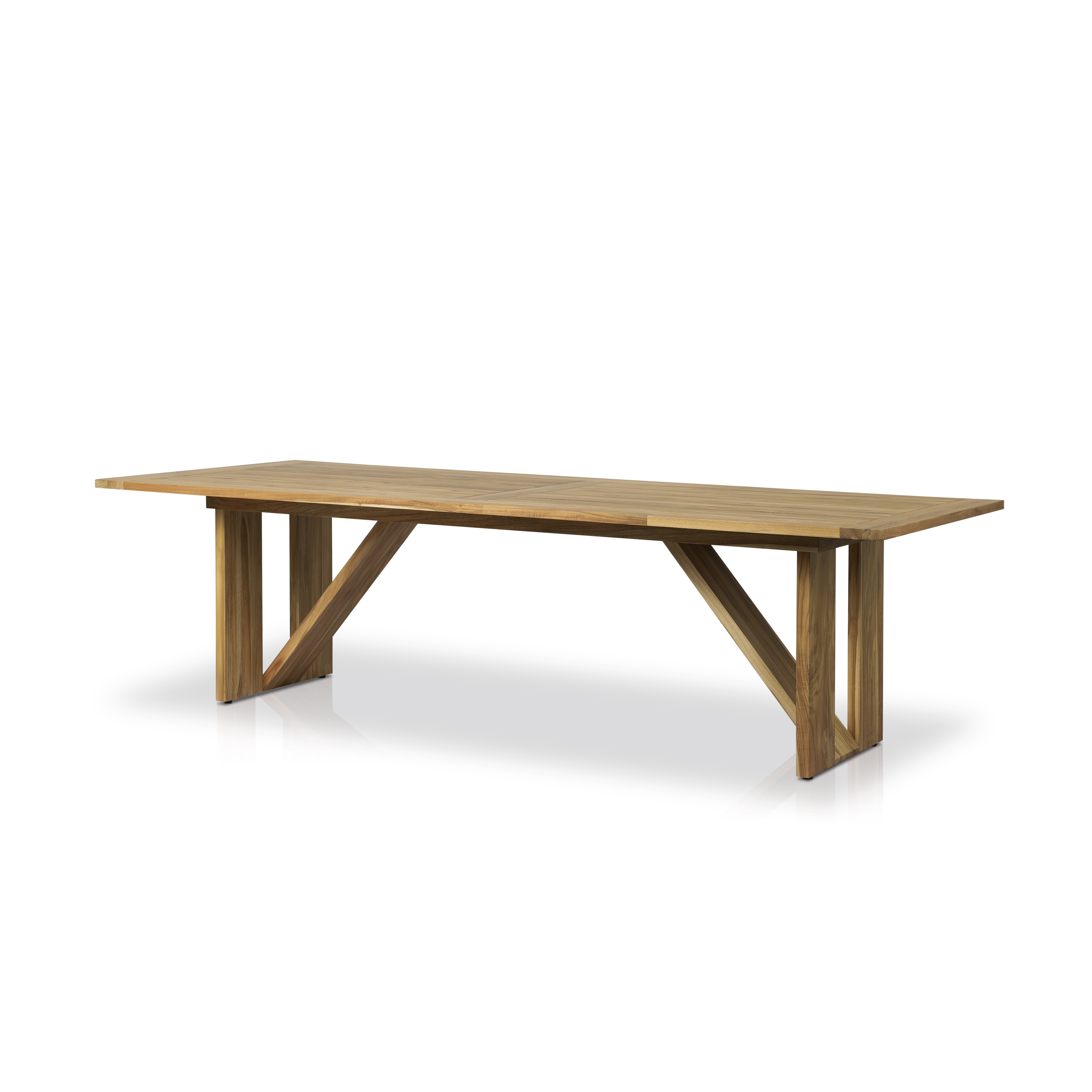 Enders Outdoor Dining Table-Ntrl-Fsc - Image 0