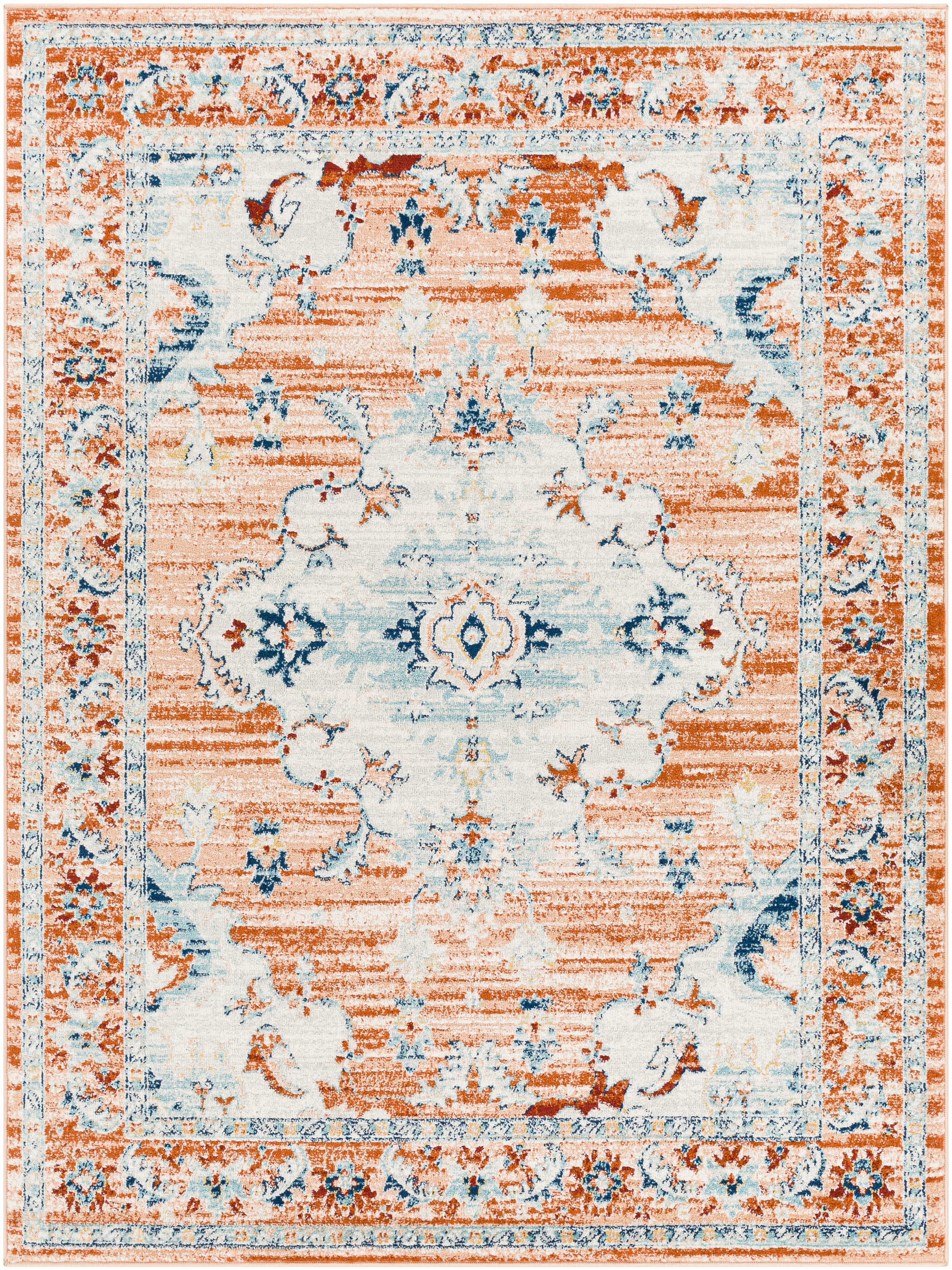 Tevazu  Indoor 6'7" x 9' Machine Woven Rug - Image 0