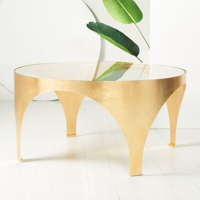 Lillia Gold Leaf Coffee Table - Image 0