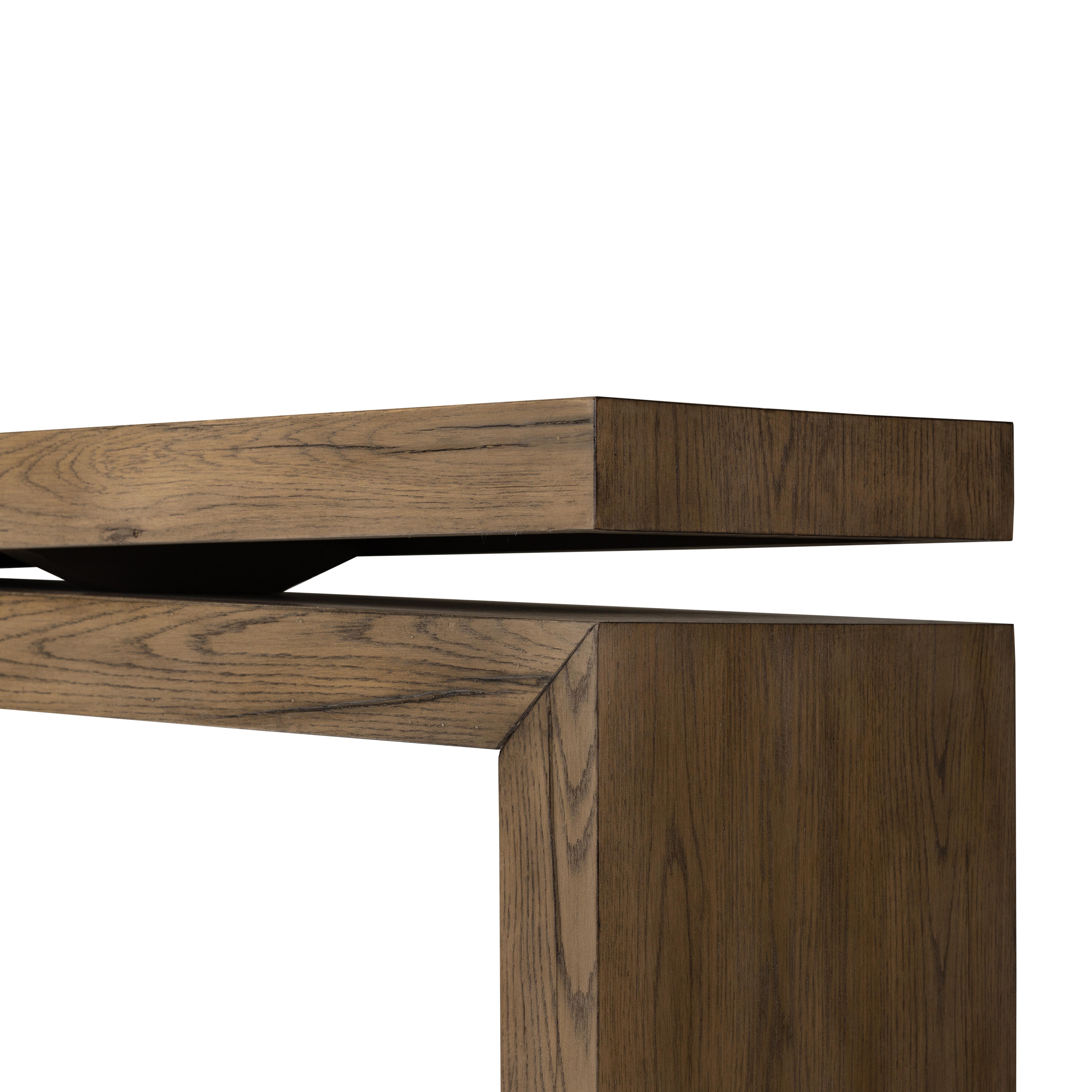 Matthes Console Table-Rustic Natural - Image 6