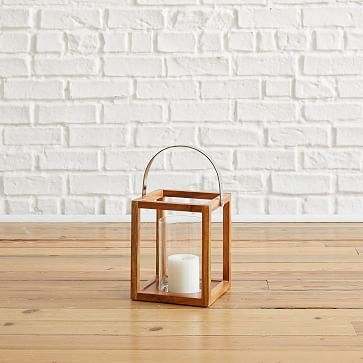 Simple Wood Lanterns, Extra Large, Teak - Image 1